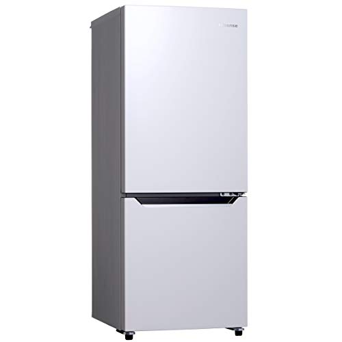 ハイセンス 冷蔵庫 幅48cm 150L パールホワイト HR-D15C 2ドア 右開き 自動霜取機能付き コンパクト