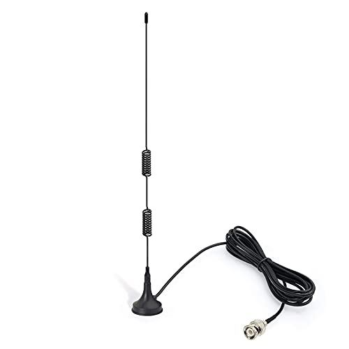 BINGFU 144/430MHz VHF/UHF アンテナ BNCコネクタ 25MHz－1200MHz 広帯域 8dBi ラジオスキャナ・CB無線・アマチュア無線・FMラジオなど用 アイコム・ケンウッド・ウイルソン・モトローラ・ユニデン(Uniden)・Vertex Standardなどに対応