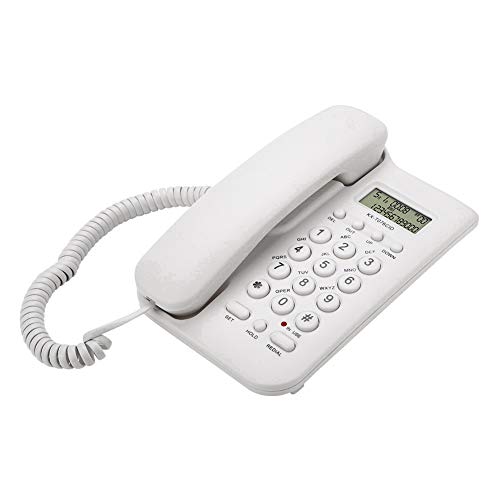 Eboxer 固定電話 迷惑電話防止 家庭用 取り付け簡単 おしゃれ (ホワイト)