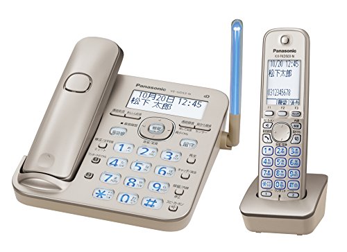 パナソニック RU・RU・RU デジタルコードレス電話機 子機1台付き 1.9GHz DECT準拠方式 シャンパンゴールド VE-GD53DL-N