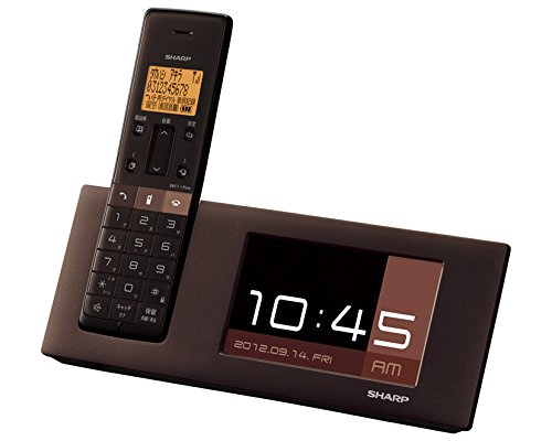 シャープ デジタルコードレス電話機 親機のみ 1.9GHz DECT準拠方式 ブラウン系 JD-4C2CL-T
