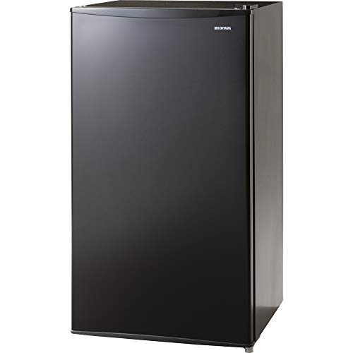 アイリスオーヤマ 冷蔵庫 93L 1ドア 右開き 幅47.2cm ブラック IRJD-9A-B