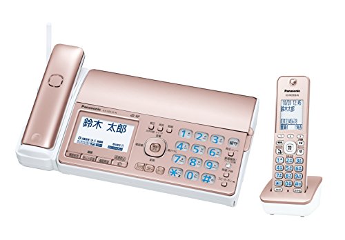 パナソニック おたっくす デジタルコードレスFAX 子機1台付き 迷惑電話対策機能搭載 ピンクゴールド KX-PZ510DL-N