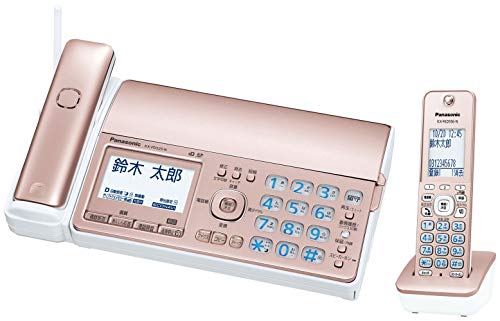 パナソニック おたっくす デジタルコードレスFAX 子機1台付き 迷惑電話相談機能搭載 ピンクゴールド KX-PD525DL-N