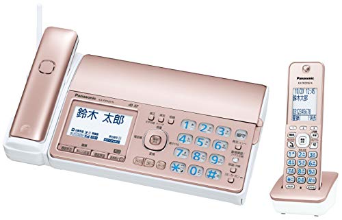 パナソニック おたっくす デジタルコードレスFAX 子機1台付き 迷惑電話相談機能搭載 ピンクゴールド KX-PZ520DL-N