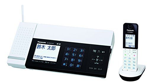 パナソニック おたっくす デジタルコードレスFAX 子機1台付き スマホ連動 Wi-Fi搭載 ホワイト KX-PD101DL-W