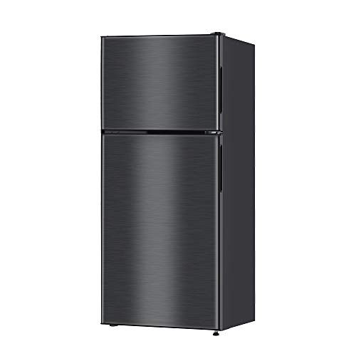 冷蔵庫 118L 一人暮らし 2ドア マクスゼン コンパクト 小型 ガンメタリック MAXZEN JR118ML01GM
