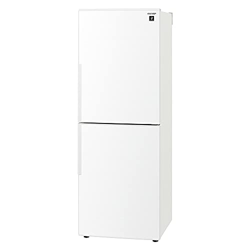 シャープ 冷蔵庫 280L(幅56cm) プラズマクラスター搭載 2ドア メガフリーザー ホワイト SJ-PD28G-W