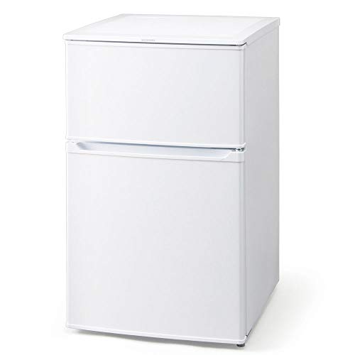 アイリスオーヤマ 冷蔵庫 90L 2ドア 1人暮らし 耐熱天板 幅47cm シルバー IRSD-9B-W