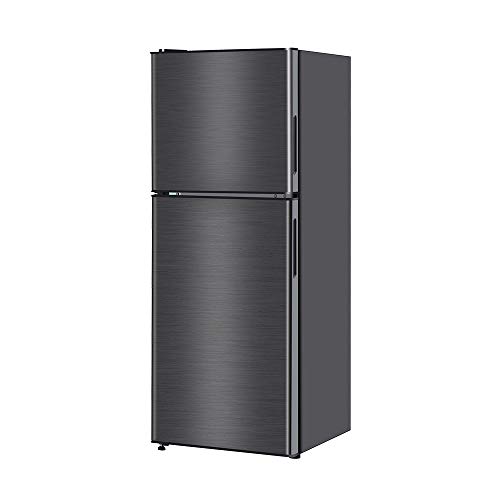 冷蔵庫 138L 一人暮らし 2ドア マクスゼン コンパクト 小型 ガンメタリック MAXZEN JR138ML01GM
