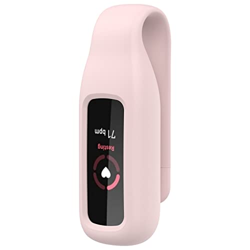 Sunnyson クリップ Fitbit Luxe シリコンケースアクセサリー クリップホルダー Fitbit Luxe Pink対応