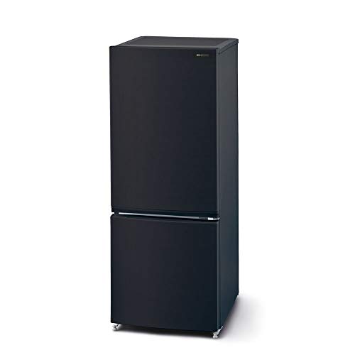 アイリスオーヤマ 冷蔵庫 154L 霜取り不要 耐熱天板 幅47.7cm ブラック IRSN-15A-B