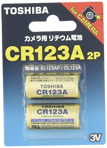 TOSHIBA CR123AG 2P カメラ用リチウムパック電池