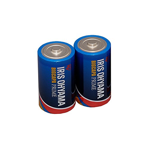 アイリスオーヤマ 乾電池 単1 アルカリ 2本パック 長寿命・大容量タイプ BIG CAPA PRIME LR20BP/2P