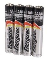 Energizer アルカリ 乾電池 AAAA ４個 単6電池 でんち デンチ バッテリー アルカリ電池 スタイラスペン タッチペン ペンライト エナジャイザー 互換品番LR61 LR8D425 25A MN2500 MX2500 EN96 GP25A 4061 K4A Quadruple A Quad A 4AAAA E96 4本