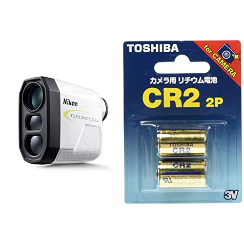【セット買い】Nikon ゴルフ用レーザー距離計 COOLSHOT 20iGII LCS20IG2 & TOSHIBA CR2G 2P カメラ用リチウムパック電池