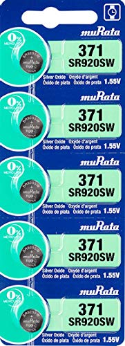 ムラタ（MURATA) SR920SW （371）酸化銀電池 1シート（5個入）