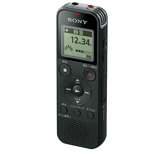 ソニー ICレコーダー 4GB リニアPCM録音対応 FMラジオチューナー内蔵 ブラック ICD-PX470F B