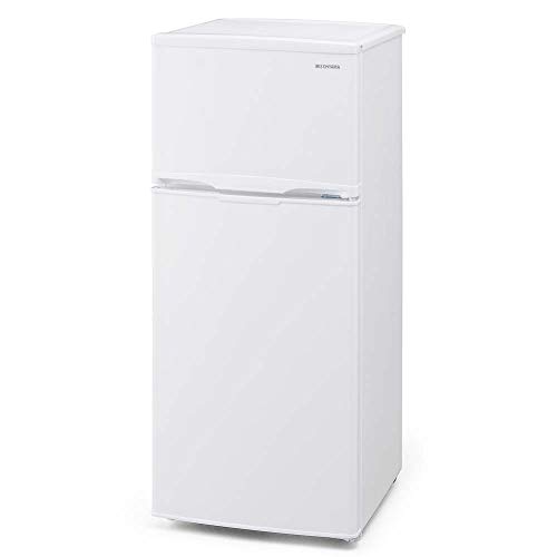 アイリスオーヤマ 冷蔵庫 118L 2ドア 1人暮らし オフィス 耐熱天板 幅48cm ホワイト IRSD-12B-W