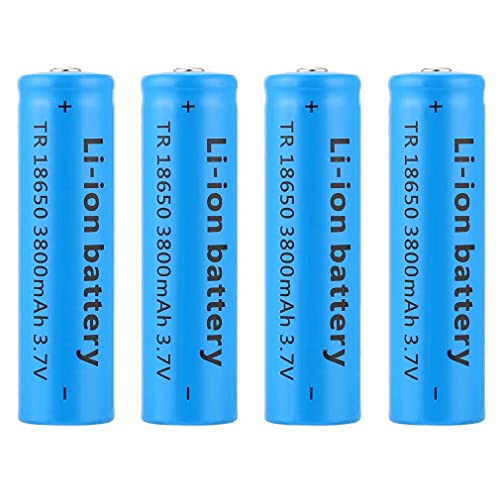Vroumay 18650 充電式バッテリー電池3.7V 3800mAhバッテリーリチウムイオン人気が高い電池大容量pse 認証に合格保護回路懐（4本）