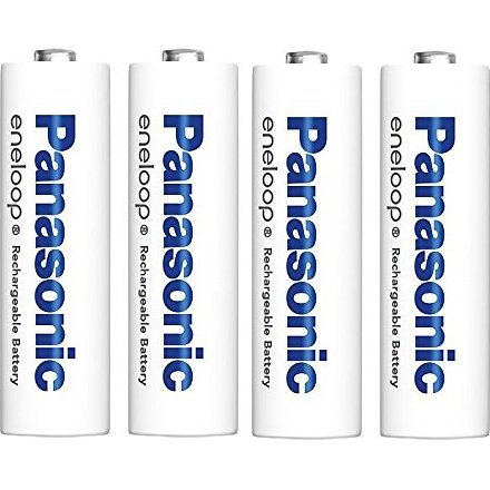 パナソニック eneloop 単3形充電池 4本パック スタンダードモデル 連結できる電池ケースサービス（ブルー）