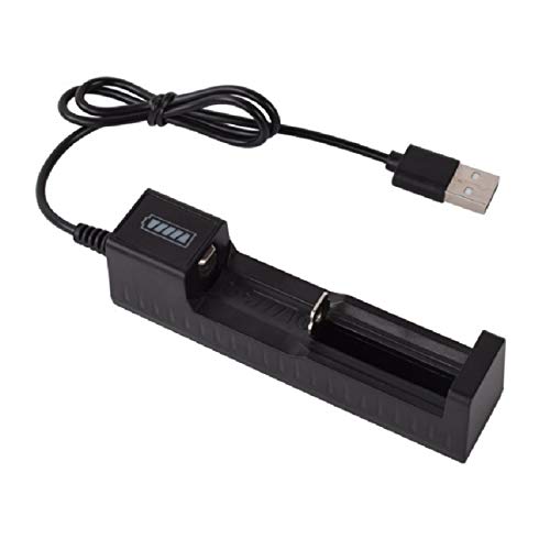 USB充電器 最大1A 18650～26650 リチウムイオン充電池用