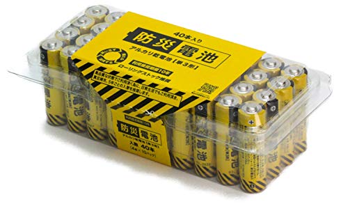 防災シリーズ 防災電池 10年長期保存 (単3形-40本パック×1)