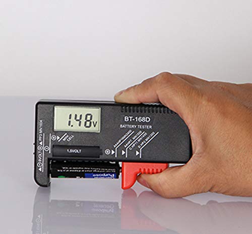 NEFUSIバッテリーテスター 電池残量測定器 乾電池やボタン電池の残量チェック BT-168D(液晶タイプ)