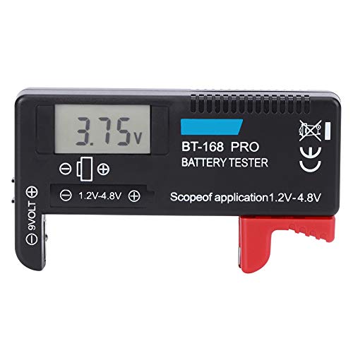 バッテリーテスター 電池残量測定器 読みやすい 軽量