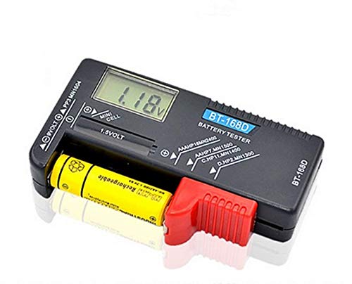ASDSH デジタルバッテリー テスター 電池チェッカー 電池の残量チェック 乾電池残量測定器