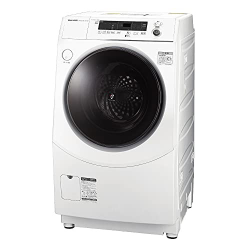シャープ 洗濯機 ドラム式 ES-H10F-WR ヒーター乾燥 右開き(ヒンジ右) DDインバーター搭載 ホワイト 洗濯10kg/乾燥6kg 幅640mm 奥行729mm