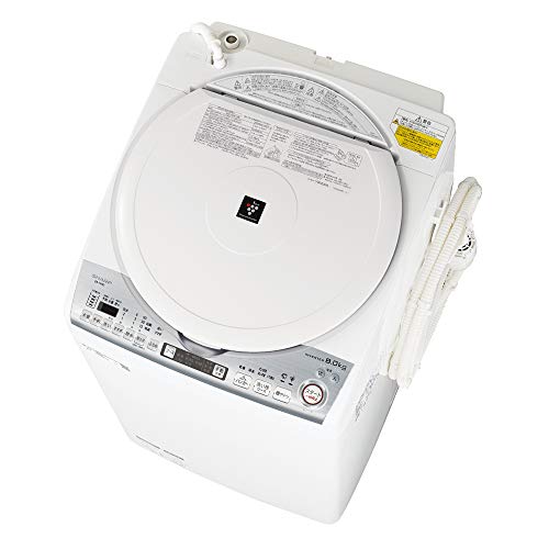 シャープ 洗濯機 洗濯乾燥機 穴なし槽 インバーター プラズマクラスター 搭載 F:ホワイト系 ESTX8D-W