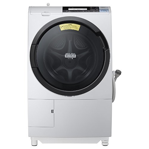 日立 ドラム式洗濯乾燥機 ビッグドラム 左開き 11kg ライトグレー BD-S8800L H