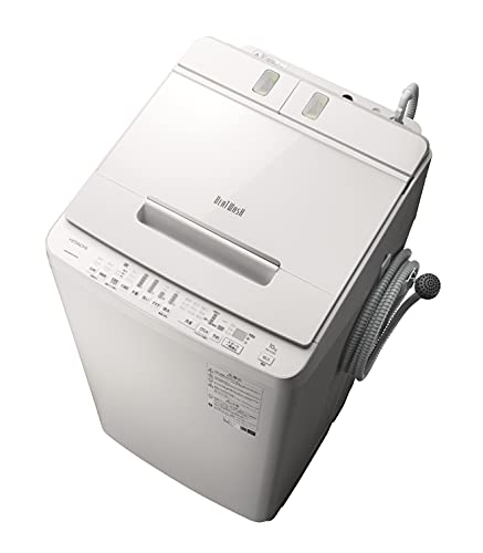 日立 全自動洗濯機 ビートウォッシュ 洗濯容量10kg 本体幅57cm 洗剤自動投入 BW-X100F W ホワイト