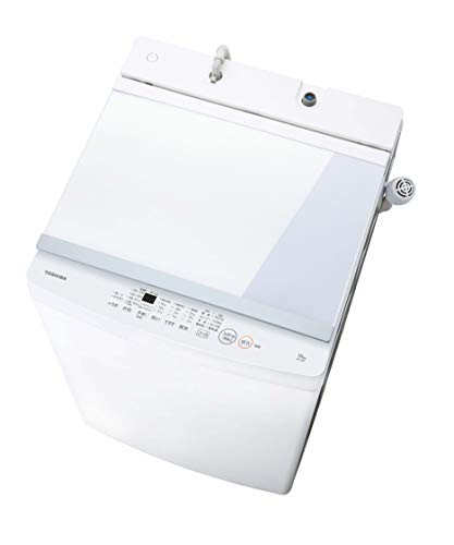 東芝 全自動洗濯機 10kg ピュアホワイト AW-10M7 (W) 【大容量】 【ガラストップデザイン】