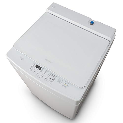 アイリスオーヤマ 洗濯機 10kg 全自動 大容量 まとめ洗い 簡易乾燥 ガラストップ 幅586mm PAW-101E