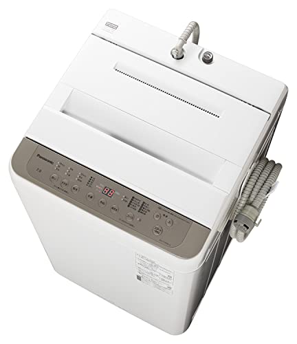 パナソニック 全自動洗濯機 7kg ニュアンスブラウン色 NA-F70PB15-T バスポンプ内蔵 ビッグウェーブ洗浄 「つけおきコース」でがんこな汚れも 「槽乾燥」コースで清潔に