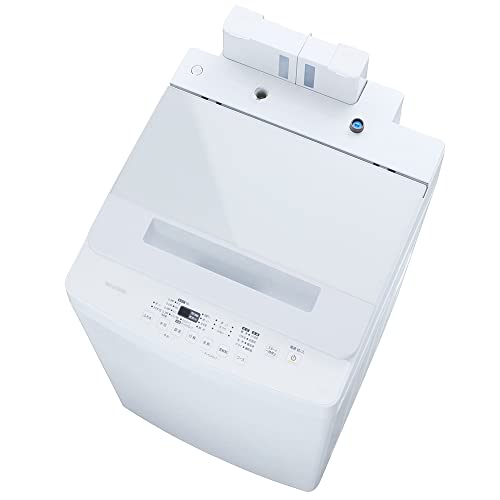 アイリスオーヤマ 【洗剤自動投入】全自動洗濯機 8.0kg 洗剤と時間の節約 インバーター無 設置対応 ホワイト IAW-T804