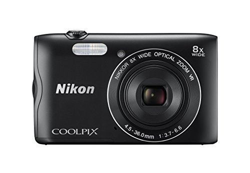 Nikon デジタルカメラ COOLPIX A300 光学8倍ズーム 2005万画素 ブラック A300BK