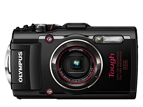 OLYMPUS デジタルカメラ STYLUS TG-4 Tough ブラック 1600万画素CMOS F2.0 15m 防水 100kgf耐荷重 GPS+電子コンパス&内蔵Wi-Fi TG-4 BLK